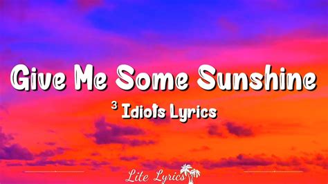 give me sunshine song download|give me sunshine song lyrics.